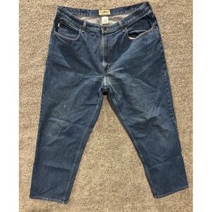 Men's LL Bean Denim Jeans-Size 38-30 Relaxed Fit 100% Cotton Denim